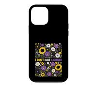 Je n'ai Pas de Genre Floral de fierté Non Binaire Coque pour iPhone 12 Mini