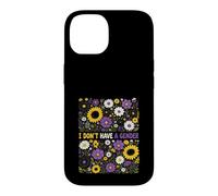 Je n'ai Pas de Genre Floral de fierté Non Binaire Coque pour iPhone 14
