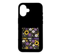 Je n'ai Pas de Genre Floral de fierté Non Binaire Coque pour iPhone 16