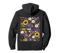 Je n'ai Pas de Genre Floral de fierté Non Binaire Sweat à Capuche