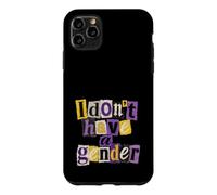 Je n'ai Pas de Genre LGBTQ Non Binaire Coque pour iPhone 11 Pro Max