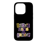 Je n'ai Pas de Genre LGBTQ Non Binaire Coque pour iPhone 14 Pro