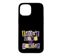 Je n'ai Pas de Genre LGBTQ Non Binaire Coque pour iPhone 15