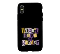 Je n'ai Pas de Genre LGBTQ Non Binaire Coque pour iPhone X/XS