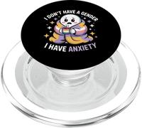 Je n'ai Pas De Sexe, J'Ai De L'anxiété Non Binaire PopSockets PopGrip pour MagSafe