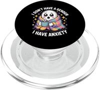Je n'ai Pas De Sexe, J'Ai De L'anxiété Non Binaire PopSockets PopGrip pour MagSafe