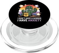 Je n'ai Pas De Sexe, J'Ai De L'anxiété Non Binaire PopSockets PopGrip pour MagSafe