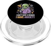 Je n'ai Pas De Sexe, J'Ai De L'anxiété Non Binaire PopSockets PopGrip pour MagSafe