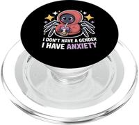 Je n'ai Pas De Sexe, J'Ai De L'anxiété Non Binaire PopSockets PopGrip pour MagSafe