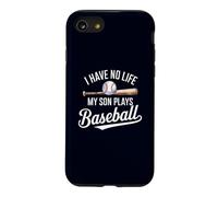 Je n'ai Pas de Vie, Mon Fils Joue au Baseball Cool Baseball, Maman et Papa Coque pour iPhone SE (2020) / 7/8
