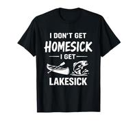 Je n'ai Pas Le Mal du Pays, J'Ai Le Mal du lac, pêche Amusante, Navigation de Plaisance T-Shirt