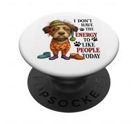 Je n'ai Pas l'énergie d'aimer Les Gens Aujourd'hui PopSockets PopGrip Adhésif