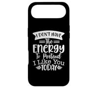 Je n'ai Pas l'énergie de Faire Semblant de t'aimer Aujourd'hui Coque pour iPhone Air