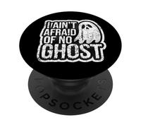 Je n'ai Pas Peur d'aucun fantôme, Halloween drôle et rétro PopSockets PopGrip Adhésif