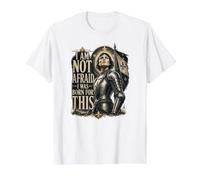 Je n'ai Pas Peur d'être née pour Faire ça Jeanne d'arc English T-Shirt Graphique avec Valeur
