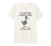Je n'ai Pas Une vis desserrée, Elle est tombée ! Funny Duck T-Shirt Haut de Gamme