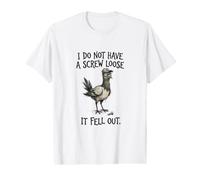 Je n'ai Pas Une vis desserrée, Elle est tombée ! Funny Pidgeon T-Shirt Graphique avec Valeur