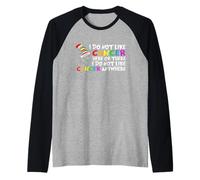 Je n'aime Pas Le Cancer Ici ou ailleurs Manche Raglan