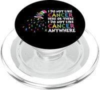Je n'aime Pas Le Cancer Ici ou Partout où il est coloré PopSockets PopGrip pour MagSafe