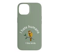 Je n'aime Pas Les Gens Aimer Les Oiseaux Nerd autiste ornitologue Coque pour iPhone 14