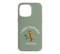 Je n'aime Pas Les Gens Aimer Les Oiseaux Nerd autiste ornitologue Coque pour iPhone 14 Pro Max