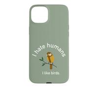 Je n'aime Pas Les Gens Aimer Les Oiseaux Nerd autiste ornitologue Coque pour iPhone 15 Plus