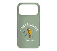 Je n'aime Pas Les Gens Aimer Les Oiseaux Nerd autiste ornitologue Coque pour iPhone 17 Pro Max