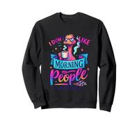 Je n'aime Pas Les Gens du Matin ou Le café Sweatshirt