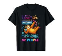 Je n'aime Pas Les Gens du Matin ou Les Matins ou Les Gens T-Shirt
