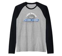 Je n'aime Pas Les Gens et J'aime Les Trains Nerd autiste Divers Ass Manche Raglan