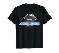 Je n'aime Pas Les Gens et J'aime Les Trains Nerd autiste Divers Ass T-Shirt
