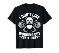 Je n'aime Pas m'entraîner Parce Que ça Fait Mal à Un entraînement de Gym Amusant T-Shirt