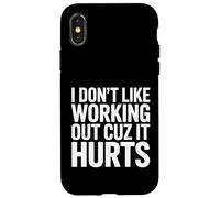 Je n'aime Pas m'entraîner Parce Que ça Fait Mal Exercice Funny Meme Coque pour iPhone X/XS