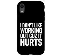 Je n'aime Pas m'entraîner Parce Que ça Fait Mal Exercice Funny Meme Coque pour iPhone XR