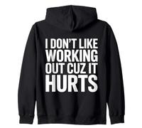 Je n'aime Pas m'entraîner Parce Que ça Fait Mal Exercice Funny Meme Sweat à Capuche