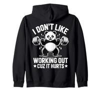 Je n'aime Pas m'entraîner Parce Que ça Fait Mal Exercise Meme Funny Sweat à Capuche