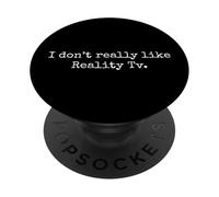 Je n'aime Pas trop la télé-réalité Télé-réalité Anti-Fan Vintage PopSockets PopGrip Adhésif