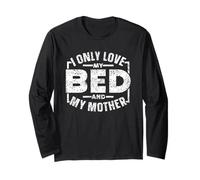 Je n'aime Que Mon Lit Et Ma Mère Maman Enfant Les Enfants Manche Longue