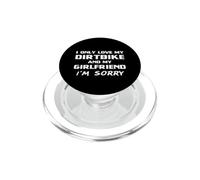 Je n'aime Que Mon vélo Tout-Terrain et Mon Petit ami Rider PopSockets PopGrip pour MagSafe