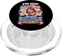 Je n'argumente Pas, j'explique Juste Pourquoi J'Ai Raison PopSockets PopGrip pour MagSafe