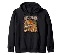 Je n'arrête pas d'avoir des pensées gay Funny Capybara Meme Bootleg Sweat à Capuche