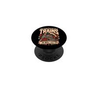 Je n'arrête Pas Toujours de Regarder Les Trains PopSockets PopGrip Adhésif