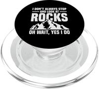 Je n'arrête Pas Toujours de Regarder Rocks, géologue drôle PopSockets PopGrip pour MagSafe