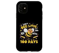 Je n'arrive Pas à Croire Que ça Fait 100 Jours Que Cute Bee 100e Jour d'école Coque pour iPhone 11