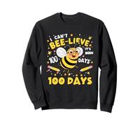 Je n'arrive Pas à Croire Que ça Fait 100 Jours Que Cute Bee 100e Jour d'école Sweatshirt