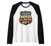 Je n'aurais jamais rêvé de Devenir Un maréchal américain Dur à Cuire, mais Je suis là Manche Raglan
