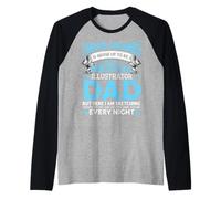 Je n'aurais jamais rêvé de devenir un père illustrateur médical Manche Raglan