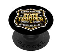 Je n'aurais jamais rêvé de Devenir Un Soldat de l'État Dur à Cuire, mais voilà PopSockets PopGrip Adhésif