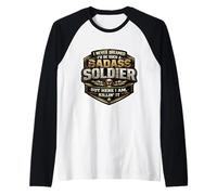 Je n'aurais jamais rêvé de Devenir Un Soldat Dur à Cuire, mais me Voici Manche Raglan