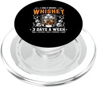 Je ne Bois du Whisky Que 3 Jours par Semaine Hier, Aujourd'hui, Demain PopSockets PopGrip pour MagSafe